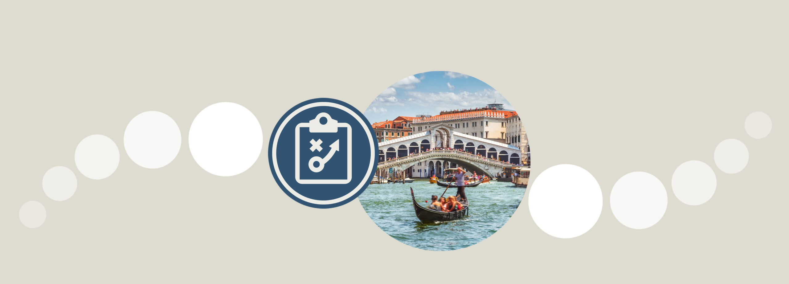 Bridge Rialto, spanning Venice's Grand Canal, typifies the drive it takes to reach one's goals. Individual coaching can bring goals into focus and pave a path to achieve them.